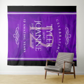 エレガントな絹婚12周年記念祝賀会 タペストリー (インサイチュ(横))