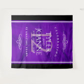 エレガントな絹婚12周年記念祝賀会 タペストリー (正面(横))