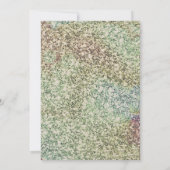 エレガントな緑のイード・アル・アドハ・ディナー・パーティー招待状 招待状 (裏面)