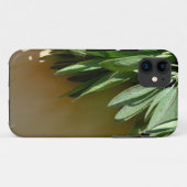 エレガントな緑の植物の葉 新鮮なハーブ Case-Mate iPhoneケース (裏面(横))