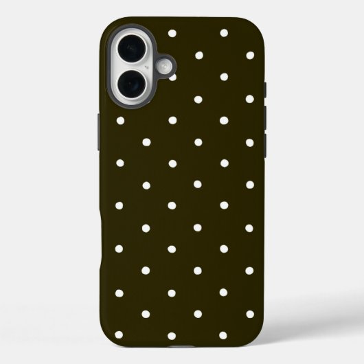 エレガントな緑の水玉 Case-Mate iPhoneケース (裏面)
