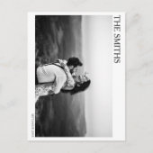 エレガントな編集スタイルの結婚式写真のお礼 ポストカード (正面)