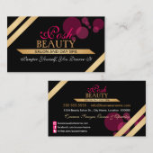 エレガントな美容院 名刺 (正面/裏面)