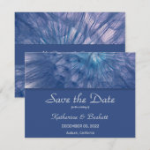 エレガントな羽根がお知らせします 招待状 (正面/裏面)