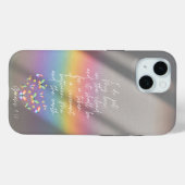 エレガントな聖書 �虹の写真 バタフライハート Case-Mate iPhoneケース (裏面 (横))