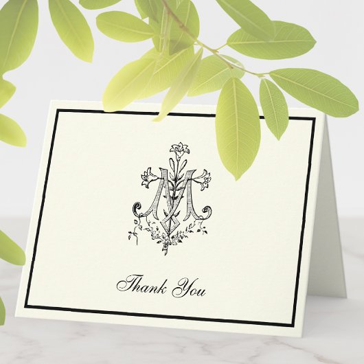 エレガントな聖母マリアのカトリック花 シーズンカード