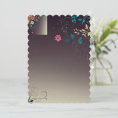 エレガントな背景 招待状 (スタンド正面)