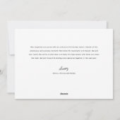 エレガントな脚本の最も幸せな休日3家族の写真 シーズンカード (裏面)