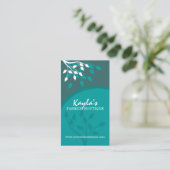 エレガントな自然のデザイン 名刺 (スタンド正面)