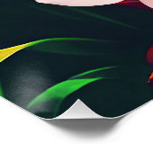 エレガントな自然の植物の花 ポスター (コーナー)