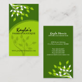 エレガントな自然 名刺 (正面/裏面)
