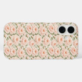 エレガントな芍薬の花柄 Case-Mate iPhoneケース (裏面 (横))