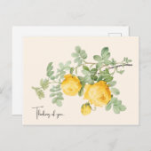 エレガントな花々 想いを込めてあなたへ ポストカード (正面/裏面)