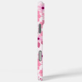 エレガントな花とピンクの花柄 Case-Mate iPhoneケース (裏面 / 右)