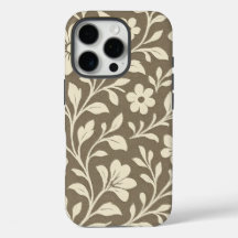 エレガントな花と植物のiPhone Proケース