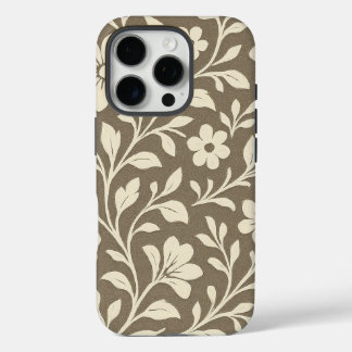 エレガントな花と植物のiPhone Proケース iPhone 16 Proケース