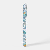 エレガントな花のアラベスク iPhone 15 Pro ケース (右側面)