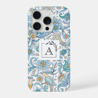 エレガントな花のアラベスク iPhone 15 Pro ケース
