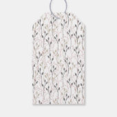 エレガントな花のアーチの退職パーティー ギフトタグ (裏面)