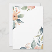 エレガントな花のイースター・セレブレーション 招待状 (裏面)