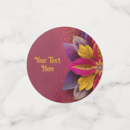 エレガントな花のウェディング コンフェッティ