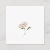 エレガントな花のギフト同封カード カスタム エンクロージャーカード (裏面)