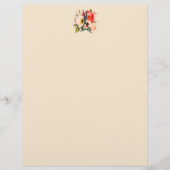 エレガントな花のサロン用ハサミのロゴ (正面)