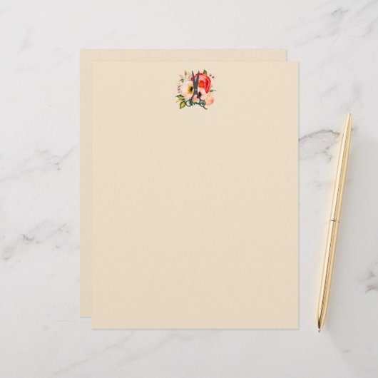 エレガントな花のサロン用ハサミのロゴ (正面/裏面インサイチュ)