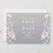 エレガントな花のシノワズリー ウェディング セーブ・ザ・デート (正面)