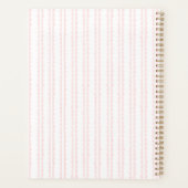 エレガントな花のシャワークレスト | 結婚式 プランナー手帳 (裏面)