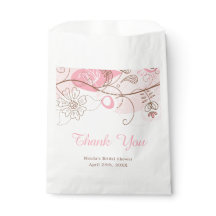 エレガントな花のツイスト ブライダルシャワー ピンク