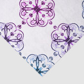 エレガントな花のティッシュペーパーのレトロ 薄葉紙 (詳細)