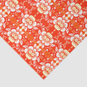 エレガントな花のティッシュペーパーの黄色 薄葉紙 (詳細)