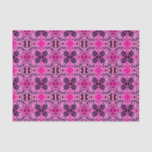 エレガントな花のティッシュペーパーは上がりました 薄葉紙 (正面)