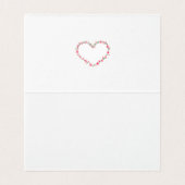 エレガントな花のハートフレーム：あらゆる場面に (内部フラット)