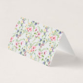 エレガントな花のハートフレーム：あらゆる場面に (裏面)