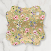 エレガントな花のフレーム: あらゆるシーンに フェイバータグ (裏面)