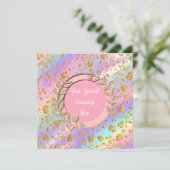 エレガントな花のフレーム: あらゆるシーンに 招待状 (スタンド正面)