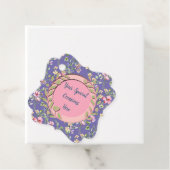 エレガントな花のフレーム: あらゆる行事に最適なギフト フェイバータグ (インサイチュ)