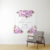エレガントな花のブライダルシャワー タペストリー (インサイチュ)