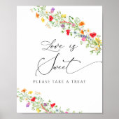 エレガントな花のブライダルシャワー　愛は甘い ポスター (正面)