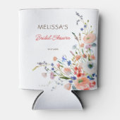 エレガントな花のブライダルシャワー 缶クーラー (正面)