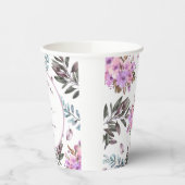 エレガントな花のプリンセスシャワー紙コップ 紙コップ (左)