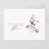 エレガントな花のポストカード 案内ポストカード (正面)