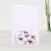 エレガントな花のママ ハッピー マザーズ デー カード (裏面)