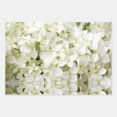 エレガントな花のラッピングペーパー フラットシートセット ラッピングペーパーシート (正面2)