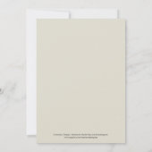 エレガントな花の卒業の写真の招待状Coral/I 招待状 (裏面)