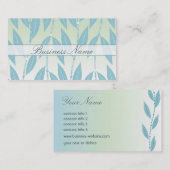 エレガントな花の名刺 名刺 (正面/裏面)