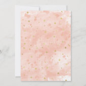 エレガントな花の女の子の15歳の誕生日招待状 招待状 (裏面)