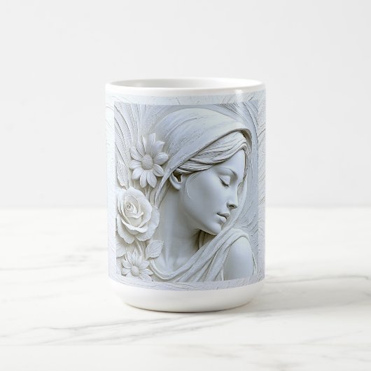 エレガントな花の女神 コーヒーマグカップ (中央)